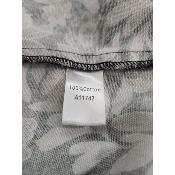 Haymaker Vintage Beige Floral 100% Cotton Button Jacket Long Sleeve Womens Large - Picture 10 of 15